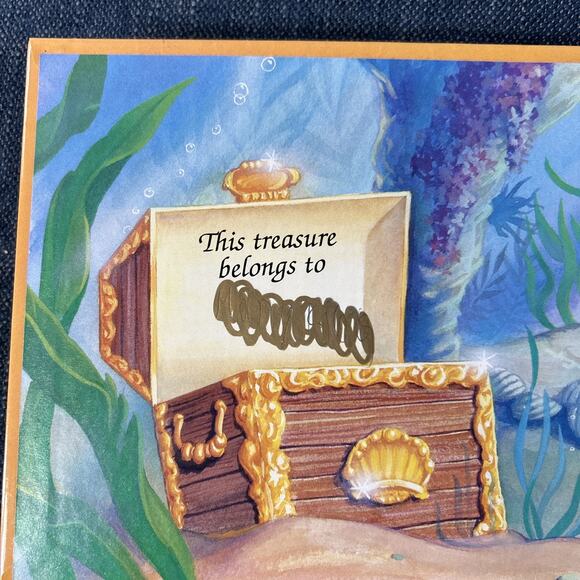 Disneys Little Mermaid’s Treasure Chest Series Lot of 6 Hardcover Grolier 1990's - Picture 15 of 16